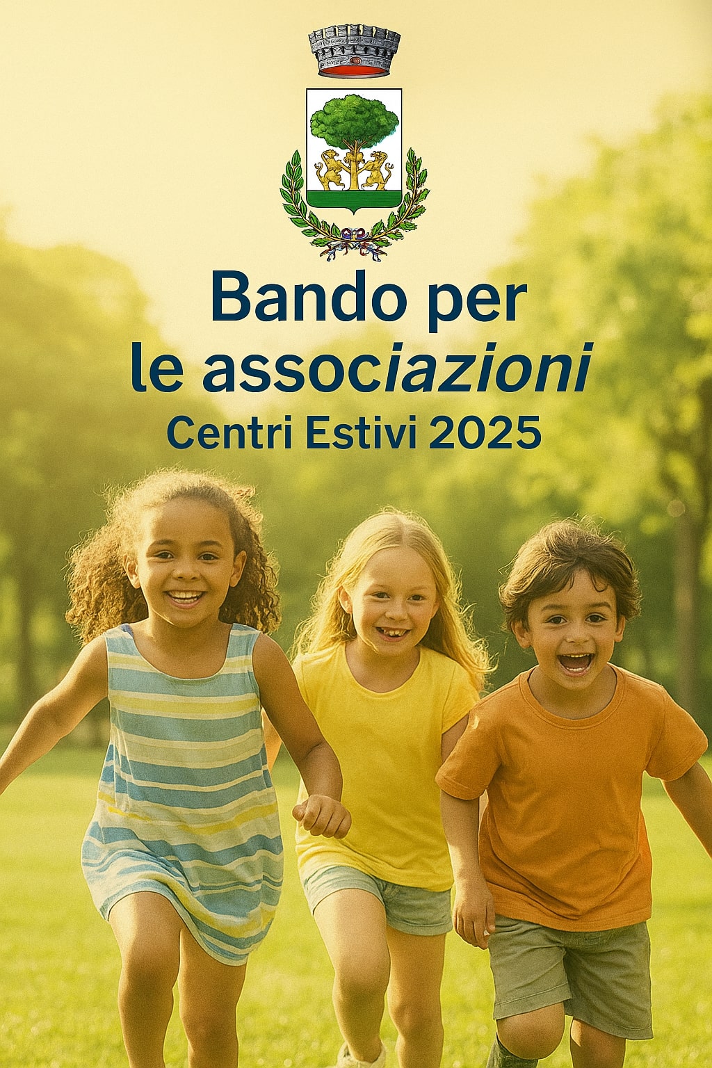 Avviso pubblico: Individuazione di soggetti interessati all’organizzazione e gestione di centri estivi per minori dai 3 a 17 anni. - anno 2025