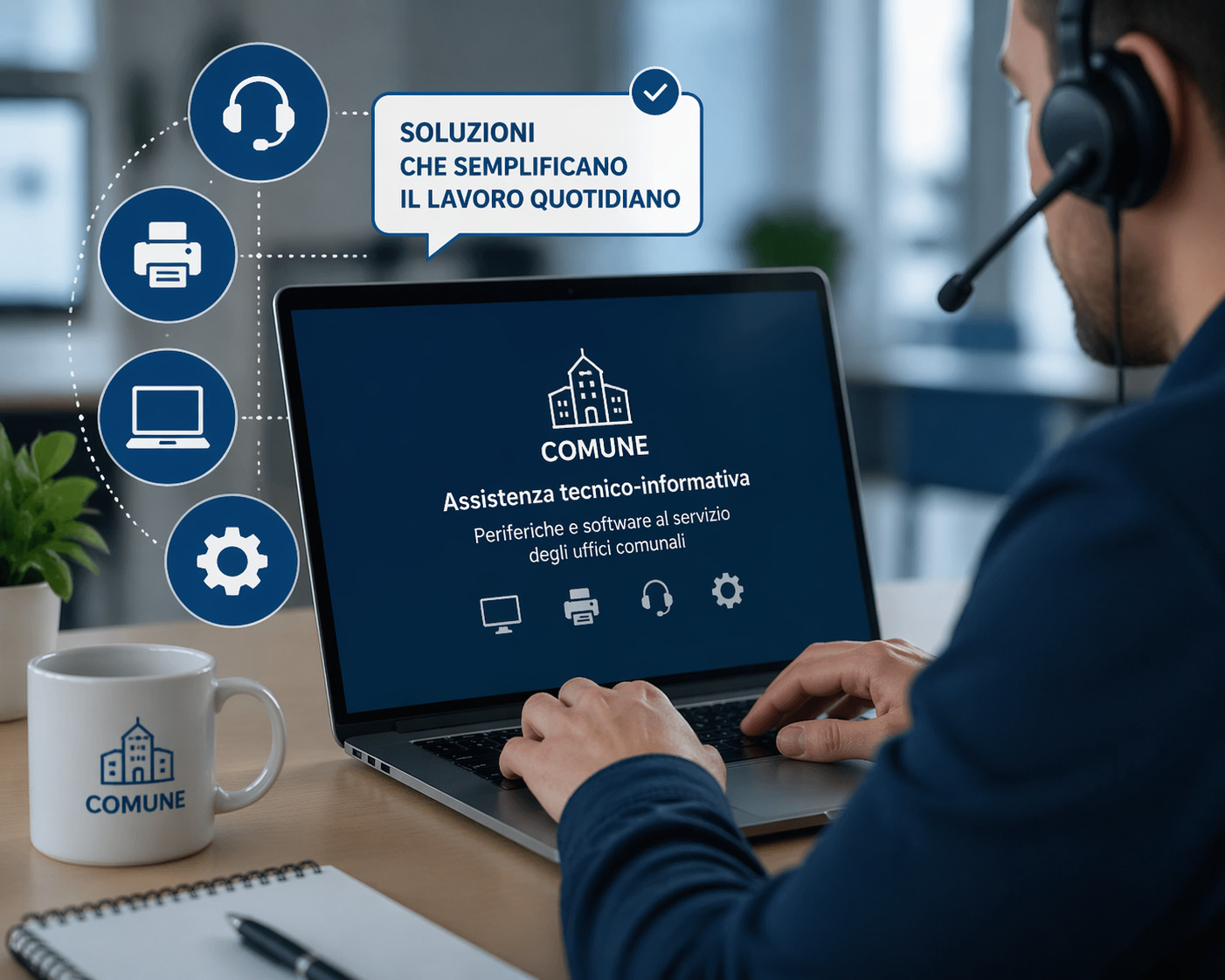 AVVISO PUBBLICO AFFIDAMENTO SERVIZIO DI ASSISTENZA TECNICO INFORMATICA PERIFERICHE E SOFTWARE PRESSO GLI UFFICI E LE SEDI OPERATIVE DELL'ENTE